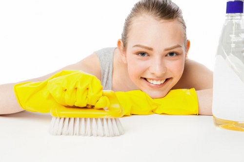 Clearance team handling mixed household clutter in Earlscourt