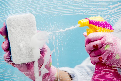 Detailed cleaning of high-touch and hard-to-reach areas