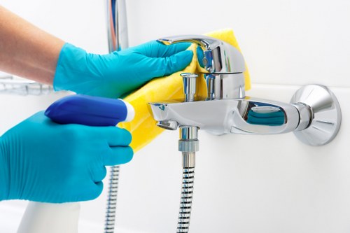 Booking process for a professional cleaning service