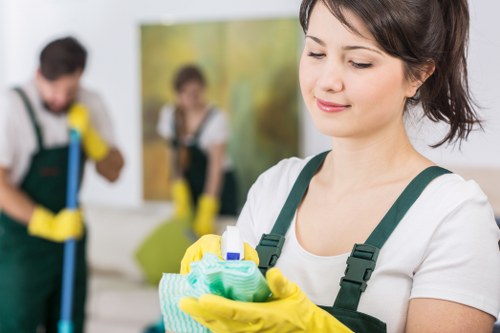 Professional house cleaning service in a typical Earlscourt home
