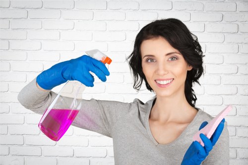 Local cleaners preparing an Earlscourt property for final handover